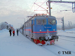CONNEX-toget på Kiruna C