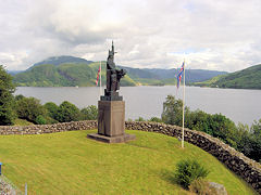 Kalv Arneson-monumentet ved Dalsfjorden