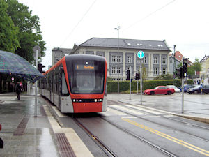 Bybanen i Bergen.